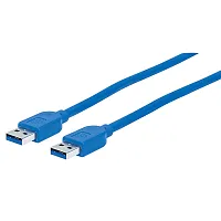 Manhattan 354295 A-Male To A-Male Superspeed Usb Cable, 6Ft