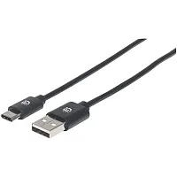 Manhattan 354929 6-Ft. Usb-C Male To Usb-A Male Cable