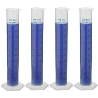 4-pack PP Graduated Cylinders 500mL ICYL-008