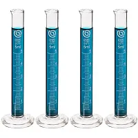 4-pack Glass Cylinders, 5mL ICYL-102