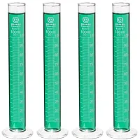4-pack Glass Cylinders, 100mL ICYL-105
