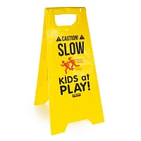 Slow Children Playing High-Visibility Floor Stand IFLR-102