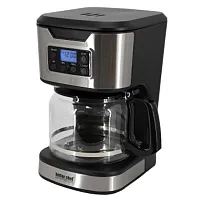 Better Chef 12-Cup Programmable Coffee Maker in Black with Stainless Steel Accen
