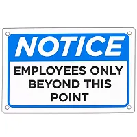 Employees Only Sign 18&quot; x 12&quot; ISGN-009