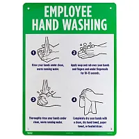 Employee Hand Washing Aluminum Sign ISGN-051