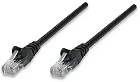 Intellinet 347310 0.5 Ft., Black, Cat5E With Snagless Boot