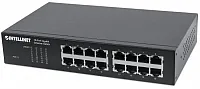Intellinet 561068 16 Port Rackmount/Desktop Metal Switch