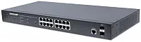 Intellinet 561198 16 Port Gigabit Poe+ Mgd Switch