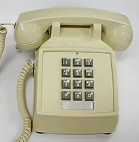 Cortelco Traditional Desk Phone 250009-Vba-20M Desk Ivory