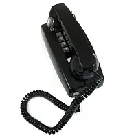 Cortelco Traditional Mini-Wall Phone 255400-Vba-20M Wall Black