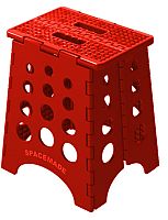 BIG ANT SS15R Folding Step Stool 15In