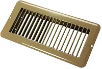 JR PRODUCTS 0228995 4 X 10 Floor Reg.Undmpr Met Brn