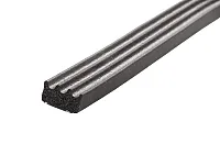 JR PRODUCTS 0630145 Ribbed Style Epdm Sponge Rubber Sea