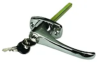 JR PRODUCTS 10895 Locking L-Handle Chrome