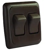 JR PRODUCTS 12145 Dbl On-Off Sw Assy Br