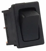 JR PRODUCTS 128115 Mini-12V Mom-On/Off Sw Bk