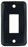JR PRODUCTS 12855 Single Face Plate Bk