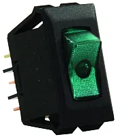 JR PRODUCTS 13695 Illum On/Off Sw Grn/Bk