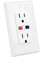 JR PRODUCTS 15005 Gfci Elect Outlet Wht