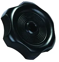 JR PRODUCTS 20365 Window Knob W/1/2&#039;Shft Bk