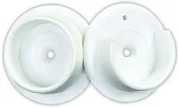 JR PRODUCTS 20535 Closet Pole Socket Set
