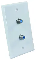 JR PRODUCTS 47875 Wall Plate Dual Hd/Sat