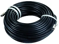 JR PRODUCTS 48005 100&#039; Rg6 Coax W/Comprn