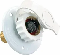 JR PRODUCTS 62165 Water Flange White Metal