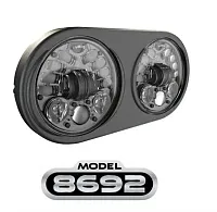 JW SPEAKER 0553951 8692-12V Led Headlight Black