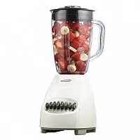 Brentwood 12 Speed Blender Plastic Jar - White