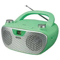 Jensen Cd-485-Gr Cd-485 2-Watt Portable Stereo Cd Player With Am/Fm Radio (Green