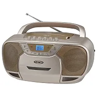 Jensen Cd-590-C Cd-590 3-Watt Portable Stereo Cd And Cassette Player/Recorder Wi