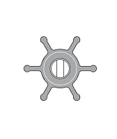 JOHNSON PUMP 091026B9 Impeller Kit F4 Nitrile