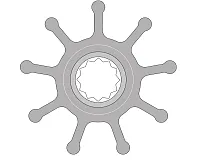 JOHNSON PUMP 09802B Impeller Kit F9 Neoprene