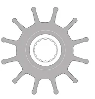 JOHNSON PUMP 09814B Impeller Kit F9 Neoprene