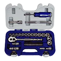 Williams Supertorque 3/8&quot; Drive Metric 6-Point Socket Set (35-Piece)