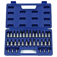 Williams 3/8&quot; - 1/4&quot; Drive Metric/Sae Socket Bit Set (32-Piece)