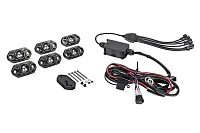 KC HILITE 339 Crl; 6 Pc Rgb Rock Light Kit