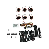 KC HILITE 91041 Cyclone V2 Led Rock Light - 6-Light