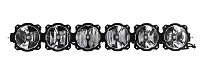KC HILITE 91307 Pro6; Gravity Led 6-Light 39&#039; Combo