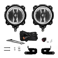 KC HILITE 97111 Kit; Jeep Jl A-Pillar + Pro6 Spot S