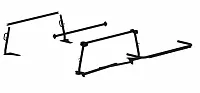 HOLMAN 12001 The Pro Rack Leg & Crossbar Kit
