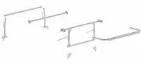 HOLMAN 12004W The Pro Rack Leg & Crossbar Kit