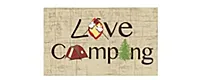 KITTRICH STRB149001 Crumb Rubber Mat Love Camping