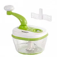 Brentwood 8 Cup Hand Crank Food Processor with Stainless Steel Blades and Paddle