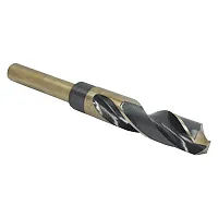 Drill America 15/16&quot; Reduced Shank Hss Black & Gold Kfd Drill Bit 1/2&quot; Shank 3-F