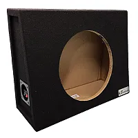King Boxes Akt112S Akt112S 12-In. Wedge-Style Single-Speaker Black Carpeted Encl