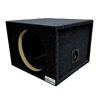 King Boxes S10V S10V 10-In. Single-Speaker Ported Black Carpeted Enclosure