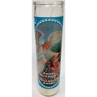 Misc Km1752-B Prayer Candle Angel Guardian (Blue Label)