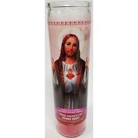 Misc Km2711 Prayer Candle Sacred Heart (Scented)